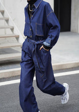 Load image into Gallery viewer, Girls&#39; fashionable denim jacket high waistband jeans 2-piece set