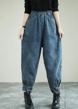 Load image into Gallery viewer, Handmade Blue Patchwork denim Pants Spring