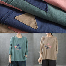 Load image into Gallery viewer, Handmade o neck patchwork clothes Fabrics pink blouses