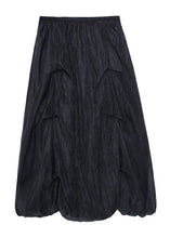 Load image into Gallery viewer, Italian Black Chiffon Summer Casual Skirts Tiered