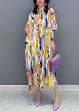 Load image into Gallery viewer, Italian Colorblock Peter Pan Collar Patchwork Cotton Shirts Dress Summer