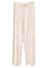 Load image into Gallery viewer, Loose Black Peter Pan CollarTops And Apricot Pants Cotton Two Pieces Set Fall