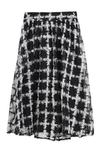 Load image into Gallery viewer, Loose Black Zip Up Plaid Tulle Skirts Spring