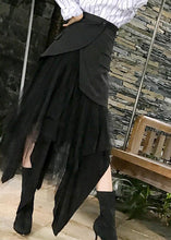 Load image into Gallery viewer, Modern Black Patchwork tulle Summer High Waist Skirt