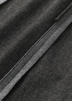 Modern Dark Grey Elastic Waist A Line Fall Skirts