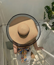 Load image into Gallery viewer, Modern Khaki Floppy Sun Hat Patchwork Organza