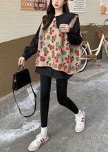 Load image into Gallery viewer, Modern Red Oversized Cherry Jacquard Knit Vest Top Winter