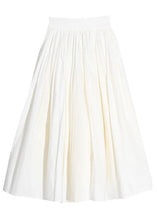 Load image into Gallery viewer, Modern White Patchwork Lace Summer A Line Skirts
