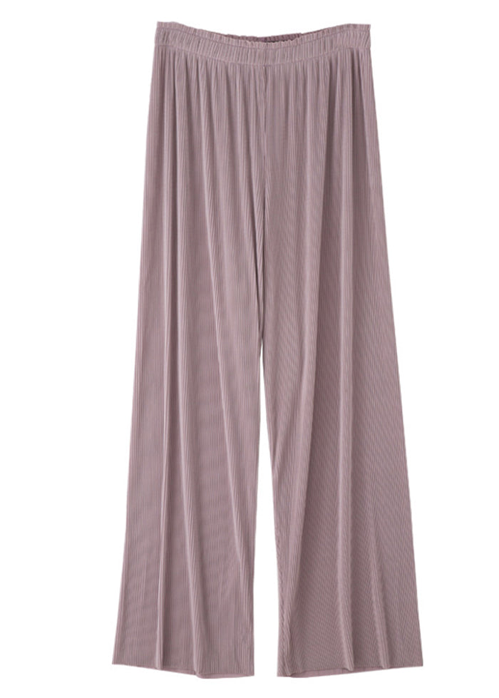 Natural Black Oversized Draping Spandex Wide Leg Pants Fall