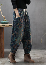 Load image into Gallery viewer, Natural Blue Cinched Print denim Pants Winter