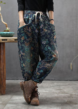 Load image into Gallery viewer, Natural Blue Cinched Print denim Pants Winter
