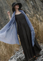 Natural ruffles side linen Robes Wardrobes pink layered Dress summer