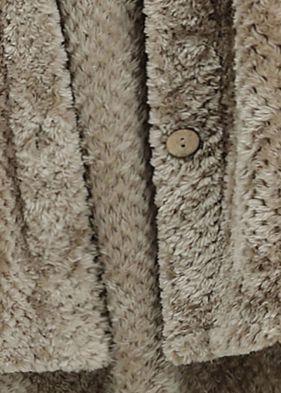 New Brown Hooded Low High Design Patchwork Teddy Faux Fur Coats Fall