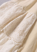 Load image into Gallery viewer, Organic Apricot Embroideried Patchwork Corduroy Skirt Winter