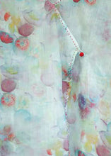 Load image into Gallery viewer, Oriental Light Green button V Neck print Tops Spring