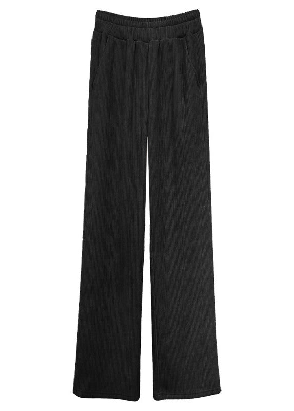 Plus Size Apricot Button Coat And Corduroy Pants Two Pieces Set Winter