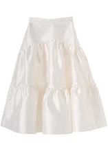 Load image into Gallery viewer, Plus Size Nude Asymmetrical design Summer Tiered Skirts