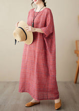 Load image into Gallery viewer, Plus Size Red Print Party Long Dress Summer