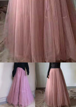 Load image into Gallery viewer, Purple Exra Large Hem Tulle Skirts Wrinkled Spring