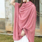 SScarf female pink bib Korean wild silk scarf