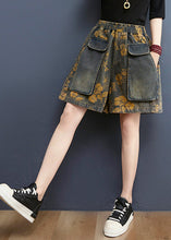 Load image into Gallery viewer, Simple Elastic Waist Denim Shorts Summer