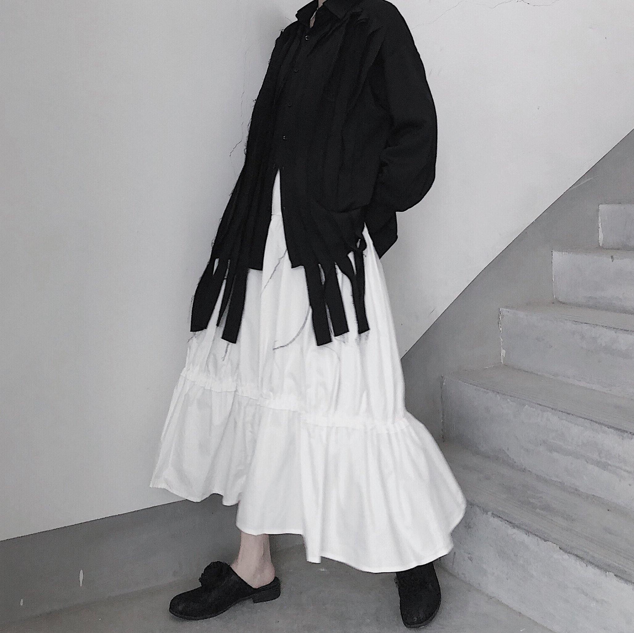 Spring Sweet Little White Skirt All Match A Waist Waist