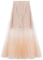Style Pink Tulle Sequins A Line Skirts