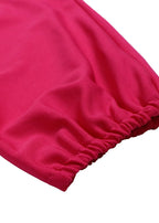 Style Rose Asymmetrical Tie Waist Patchwork Cotton Dresses Summer