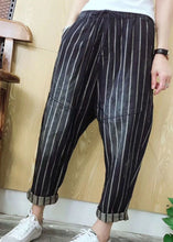 Load image into Gallery viewer, Stylish Casual elastic Waist Pockets Striped Fall Denim Pants