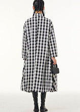 Load image into Gallery viewer, Stylish Plaid Peter Pan Collar Bow Patchwork Cotton Shirts Dresses Spring