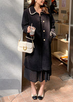 Unique Black Oversized Pockets Thick Teddy Coats Winter