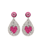 Unique Green Rice Ball Water Droplet Drop Earrings