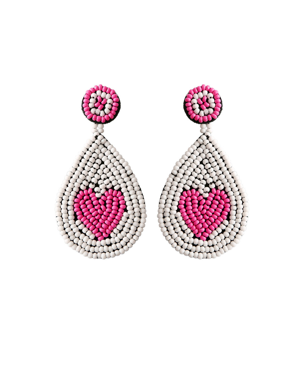 Unique Green Rice Ball Water Droplet Drop Earrings