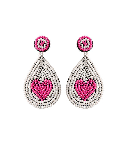 Unique Green Rice Ball Water Droplet Drop Earrings