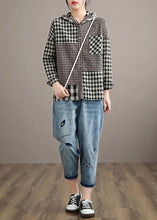 Load image into Gallery viewer, Unique Spring Trousers Casual Denim Blue Wardrobes Elastic Waist Leaf Pant