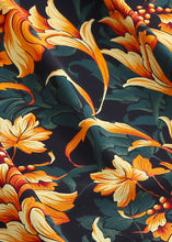 Load image into Gallery viewer, Unique Yellow V Neck Print Patchwork Chiffon Dresses Summer
