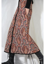 Load image into Gallery viewer, Vintage French Print Fine Cotton Filled Skirts Winter
