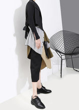 Load image into Gallery viewer, Woman Patchwork Asymmetrical Skirt