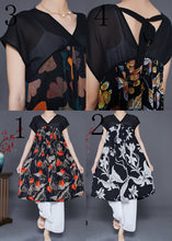 Load image into Gallery viewer, Women Red Floral Exra Large Hem Chiffon Maxi Dresses Summer