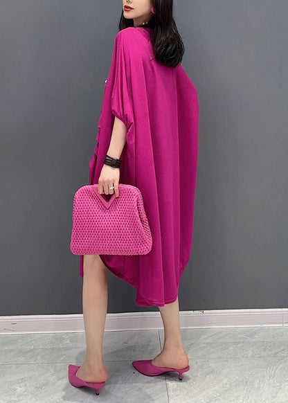 Women Rose V Neck Button Wrinkled Patchwork Cotton Cardigan Summer