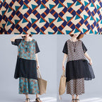 Women's clothing covering the belly nude wide-leg pants women's two-piece suit for fat women