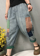 Load image into Gallery viewer, diy Blue fashion patch applique denim Pants Spring