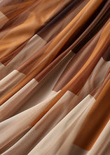 Load image into Gallery viewer, diy Chocolate High Waist Print Pleated Fall Skirt