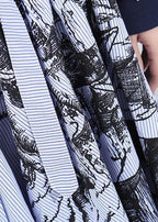 fall new women wild patchwork skirts high waist asymmetric maxi skirts